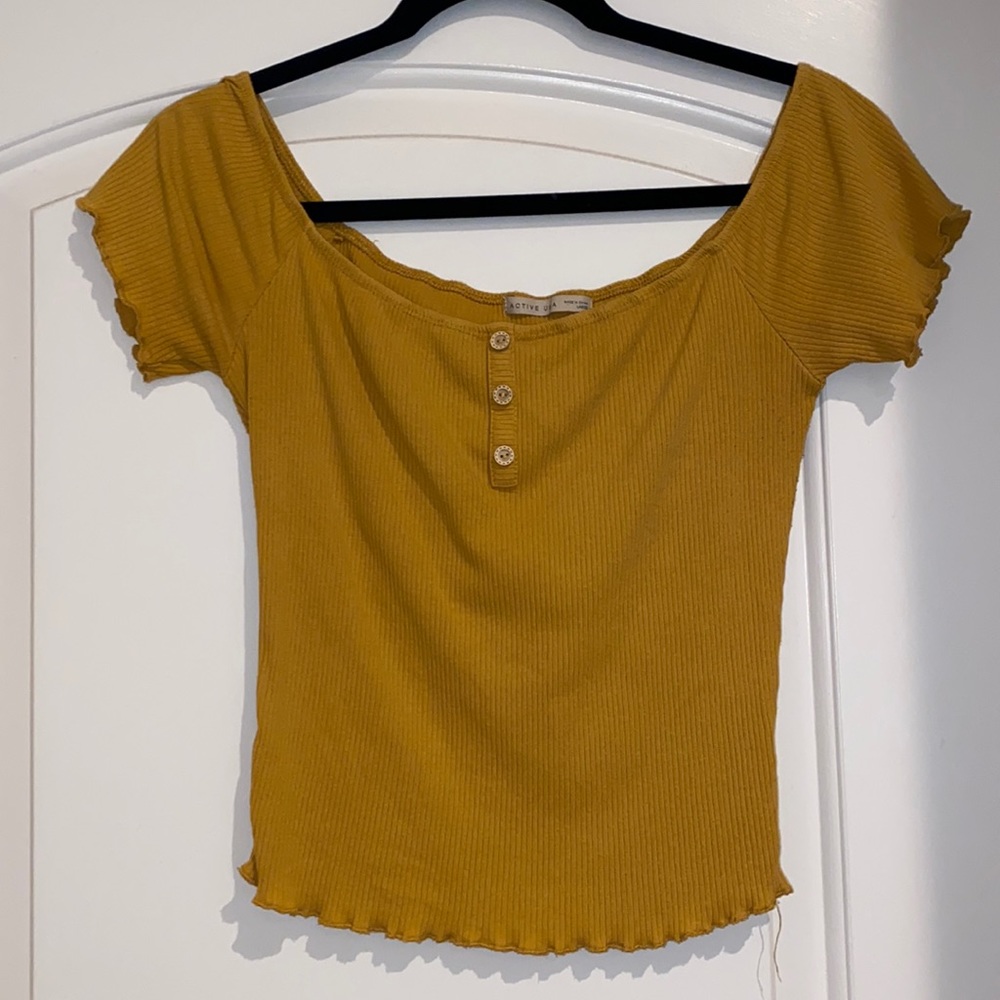 Mustard Yellow Top